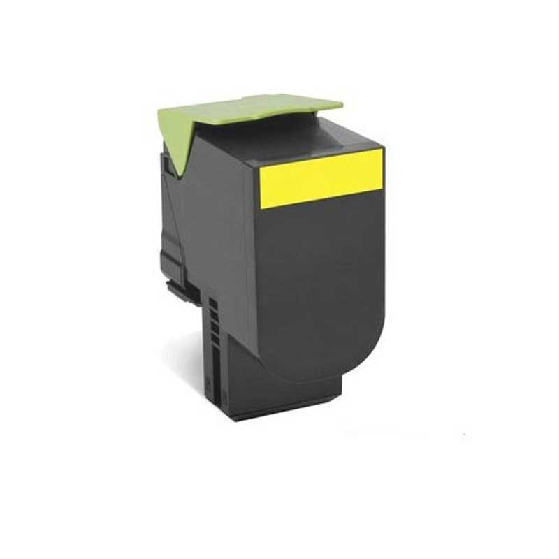 Lexmark L701HY Compatible Platinum Toner Color: Yellow, High Yield: 3000