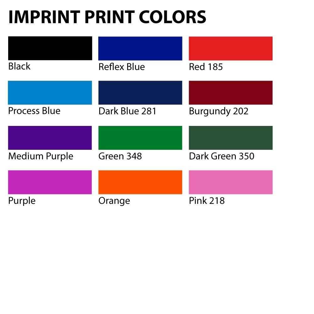 color imprint options 