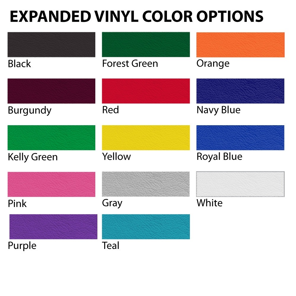 Expanded Vinyl Color Options 
