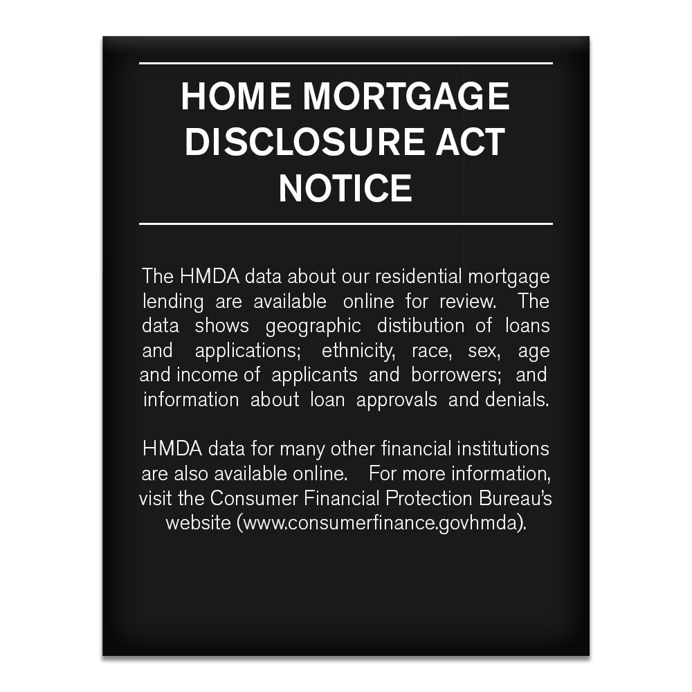 Glass Black 2018 Home Mortgage Disclosure (Spanish) 11W x 14H 