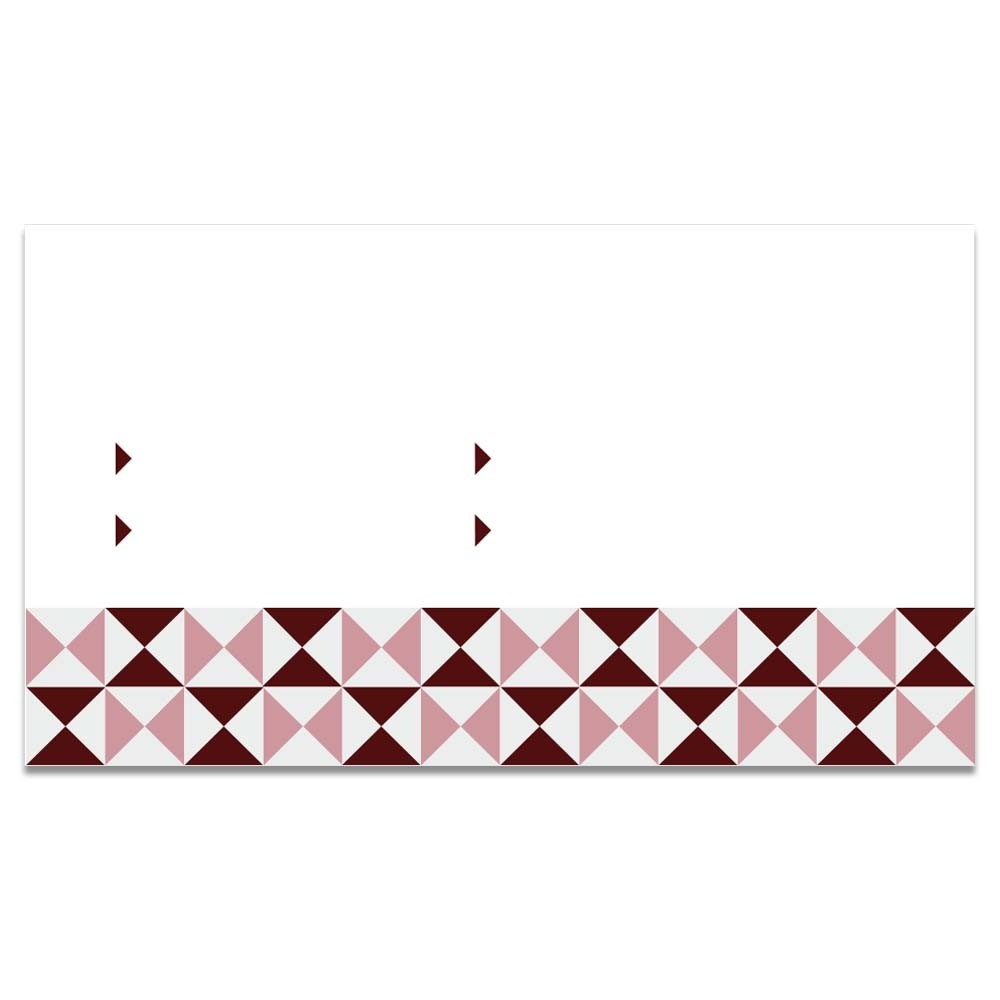 square corners Burgundy Business Card Full Color - Front Only