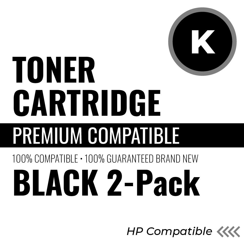 HP CF281A 2-Pack Compatible Toner Color: Black, Yield: 10500 