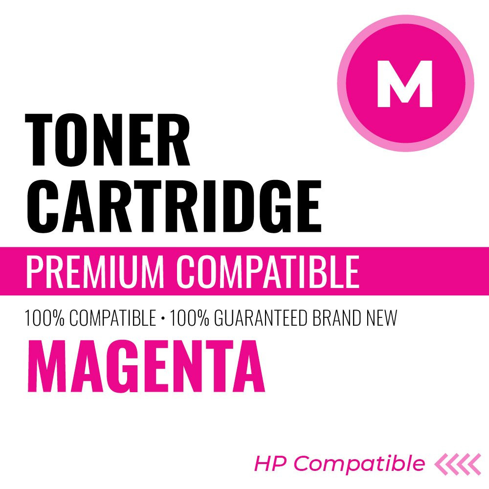 HP W2023A Compatible Platinum Toner Color: Magenta, Yield: 2100