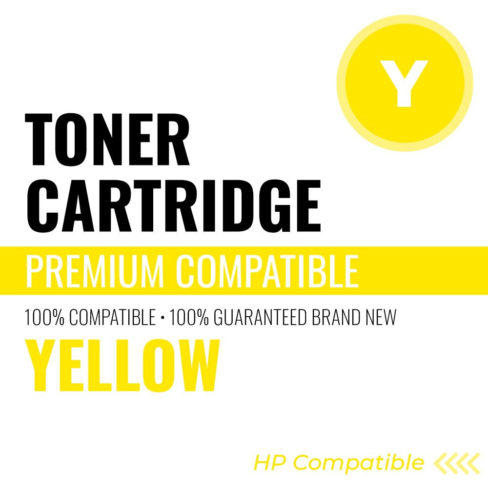 HP CF032A Compatible Toner Color: Yellow, Yield: 11000