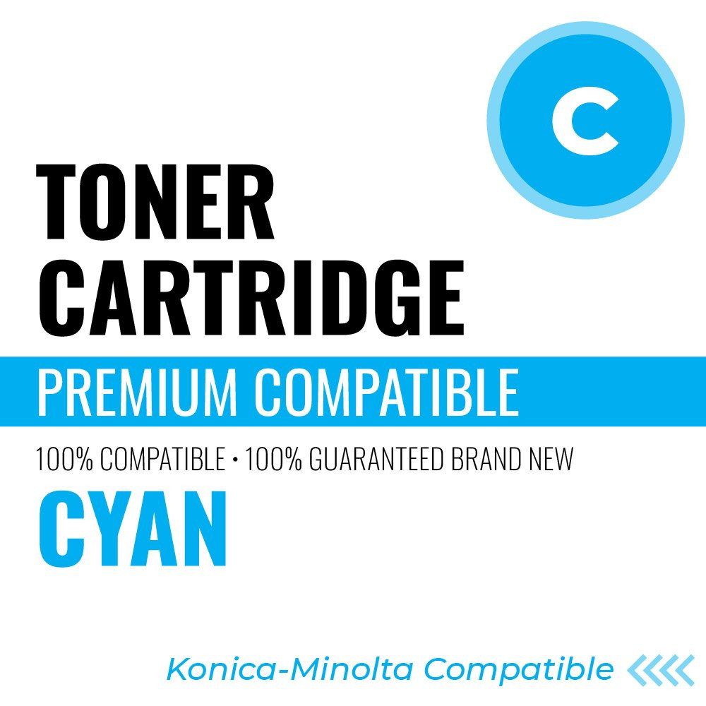 Konica Minolta KTN221C Compatible Toner Color: Cyan, Yield: 21000 (Default)