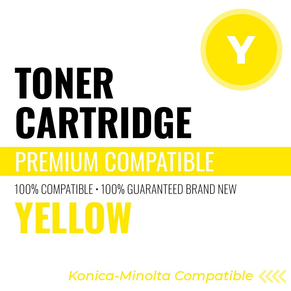 Konica Minolta KC35Y Compatible Toner Color: Yellow, Yield: 4600 (Default)