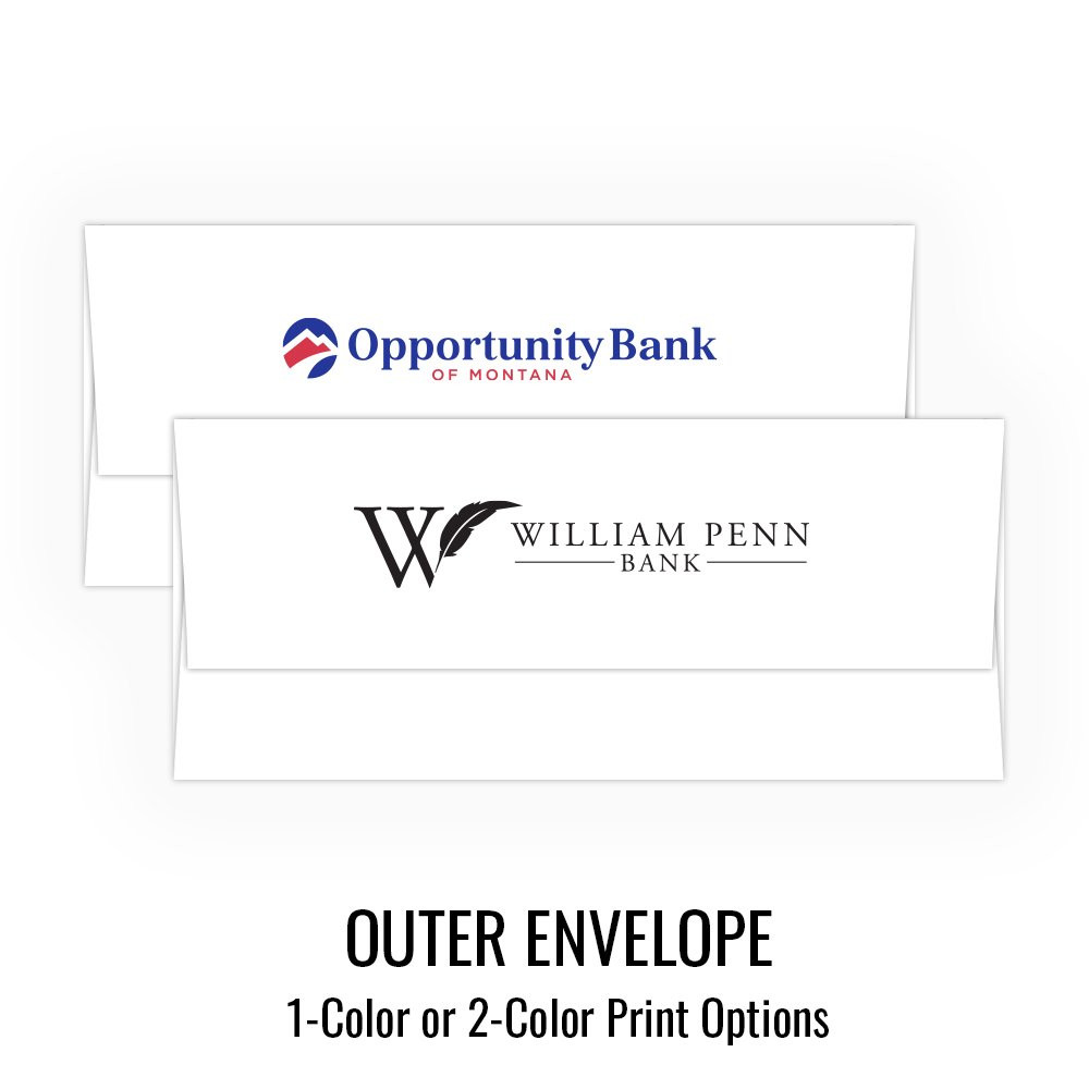 imprinted example for outer envelope