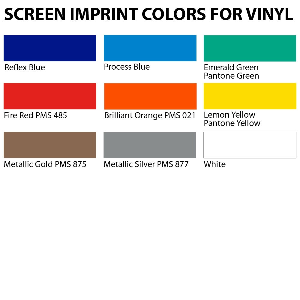 Imprint Color Options