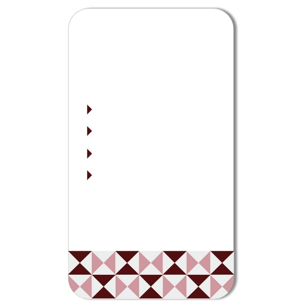 round corners Burgundy Business Card Full Color - Front Only