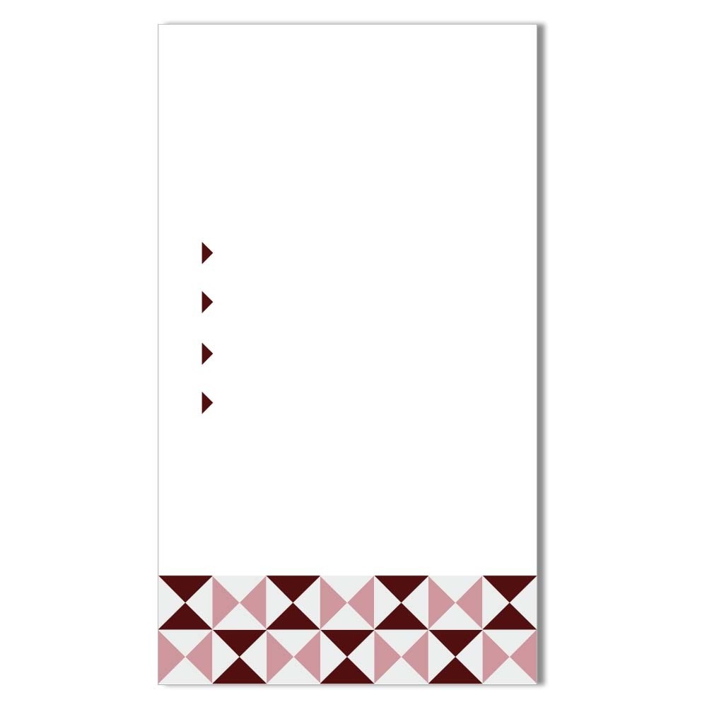 square corners Burgundy Business Card Full Color - Front Only