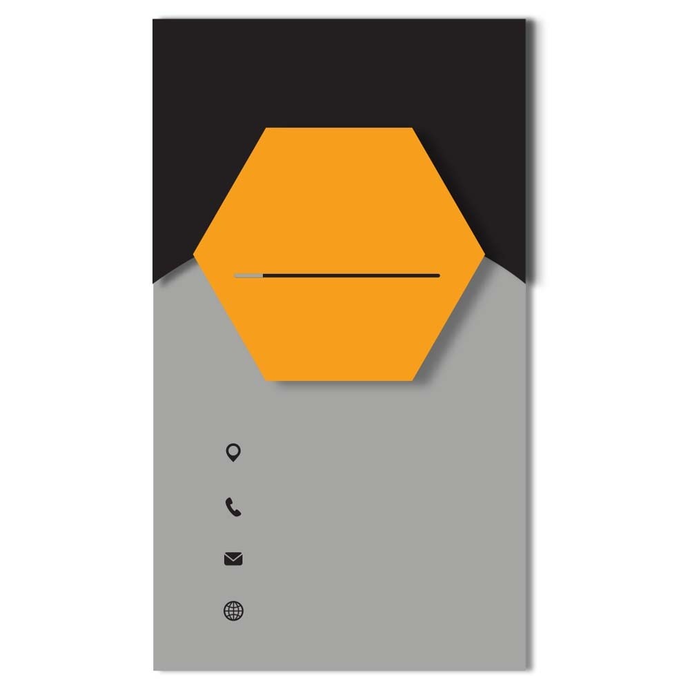 square corners Business Card Full Color - Front Only