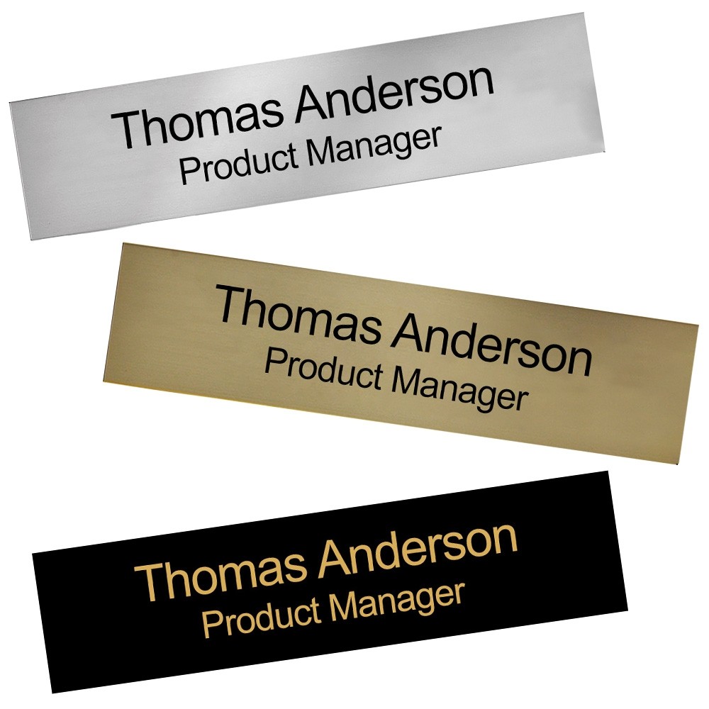 Nameplate Insert - 8"W x 2"H