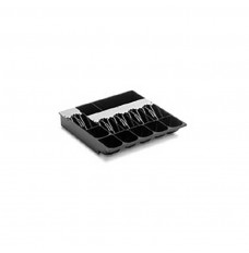 6 Coin/5 Bill Tray w/  2 Additional Compartments - 14-1/2W x 2-2/5H x 14-1/10D