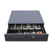 STEELMASTER® Manual Cash Drawer - 5 Bill/5 Coin Till - 17-11/16 x 15-3/4 