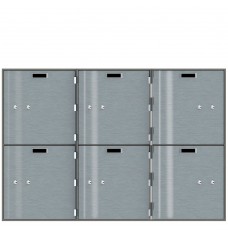 Safe Deposit Boxes - 6 Boxes 10 in W x 10 in H