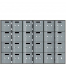 Safe Deposit Boxes - 24 boxes 5 in W x 5 in H