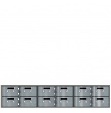 Safe Deposit Boxes - 12 Boxes 5 in W x 3 in H