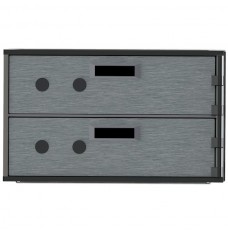 Safe Deposit Boxes - 2 Bond Box Nest - 11-1/16W x 6-5/8H x  24D - Right Hinge Only