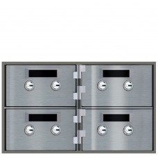 Safe Deposit Boxes - 4 Boxes 5 in W x 3 in H