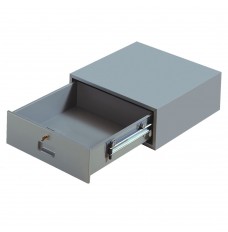 Fenco Stock Manual Cash Drawer w/Deadbolt Lock & Mounting Brackets - 18W x 7-1/4H x 19D