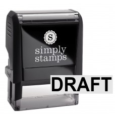 Self-Inking Stamp - Draft - 1-2/5 x 1/2