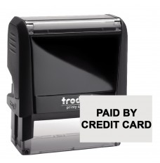 Self-Inking Stamp - Paid by Credit Card