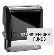 Self-Inking Stamp - Insufficient Funds - Black