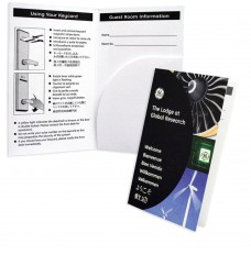 One Curved Pocket Card Holder - 4 Color Process