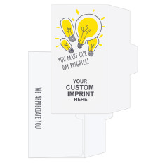 2 Color Pre-Designed Drive Up Envelope - We Appreciate You - side open money envelopes unique design 