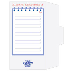 2 Color Pre-Designed Teller Envelopes - Shopping List, , Side open Drive thru money envelopes  with imprint location 