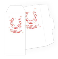 Good Luck Charm DUE - 1 Color Pre-Designed Drive Up Envelope
