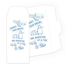 Finance Your Dreams - 2 Color Pre-Designed Drive Up Envelope