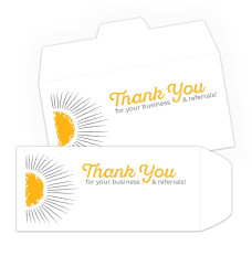 Sunny Thank You - 2 Color Pre-Designed Drive Up Envelope