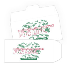 Your Financial Partner - 2 Color Pre-Designed Drive Up Envelope