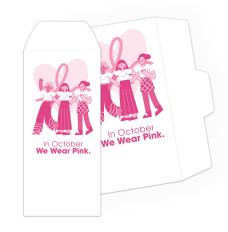 Drive Up Envelope - We Wear Pink - 1-Color Design hero