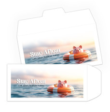 Stay Afloat - Full Color Pre-Designed Drive Up Envelope