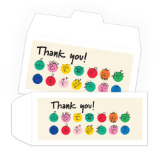 Thank You Smiles - Full Color Pre-Designed Drive Up Envelope