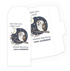 Night Owls - Full Color Pre-Designed Drive Up Envelope