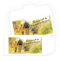 Walk In The Park - Full Color Pre-Designed Drive Up Envelope