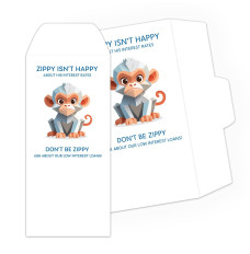 Zippy Still Isn't Happy - Full Color Pre-Designed Drive Up Envelope