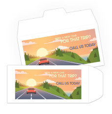 Need A New Car - Full Color Pre-Designed Drive Up Envelope