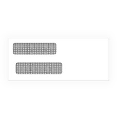 Self-Sealing, 8-5/8W x 3-5/8H Double Window Check Envelopes - Sage 100 ERP Software