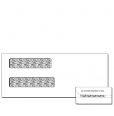 Self-Sealing 8-3/4W x 3-5/8H  Double Window Check Envelopes - QuickBooks