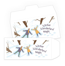 Winter Wonderland Magic - Full Color Pre-Designed Drive Up Envelope