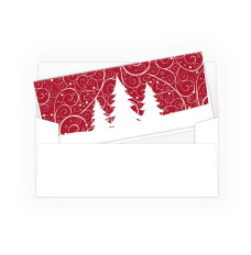 Currency Envelopes - Trees w/ Swirls - 250 inners/250 outers