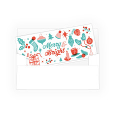 Currency Envelopes - Merry & Bright - 250 inners/250 outers
