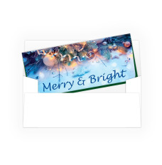 Currency Envelopes - Merry & Bright - 250 inners/250 outers