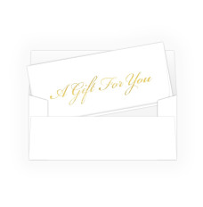 Graduation Gift Envelopes - A Gift for You - Gold Metallic - 250 inners/250 outers