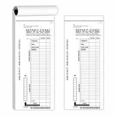 Deposit Slips - 28 Line with Total Cash Line