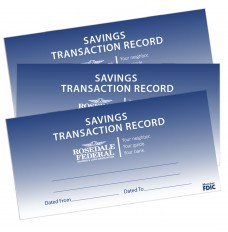 Custom Savings Transaction Register